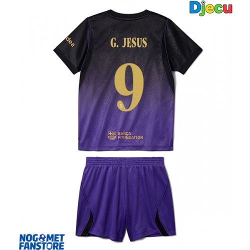 Barcelona Gabriel Jesus #9 Gostujuci Dres za djecu 2026-27 Kratak Rukav (+ Kratke hlače)